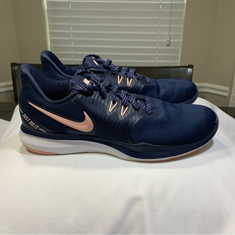 Nike In-Season TR 8 Navy Coral  Women's Training Shoes Size 9